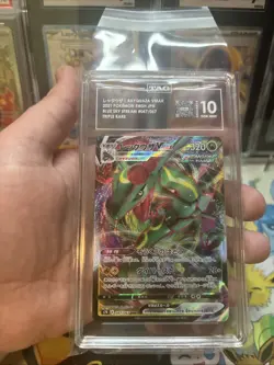Pokemon Rayquaza Vmax Japanese 047/067 Blue Sky Stream TAG 10 Gem Mint - Image 4
