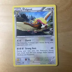 Pokemon Pidgeot 77/106 Flashfire Regular Rare TCG XY - Image 1
