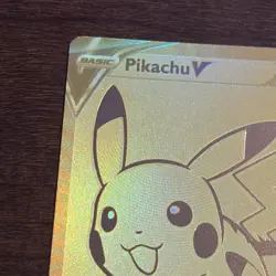 Pikachu V Gold Black Star Promo Ultra Premium 2021 Pokemon SWSH145 - Image 2