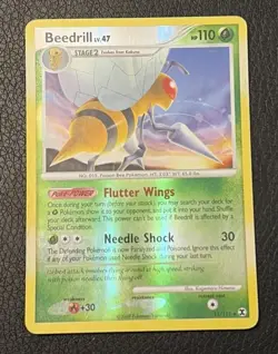 Lightly Played Beedrill - 15/111 - Rare - Reverse Holo Pokemon Rising Rivals - Image 1
