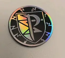 Pokemon TCG Collectible Coin - TEAM PLASMA, Rainbow Holo 1.3" (11 yo Seller) - Image 1