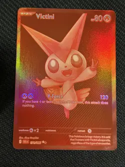 Pokemon TCG: Victini Full Art Holo 171/086 Black Bolt Holo - NM/M - Image 1