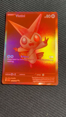 Pokemon TCG: Victini Full Art Holo 171/086 Black Bolt Holo - NM/M - Image 2