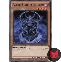 Yugioh Barrier Statue of the Abyss MAGO-EN111 Rare 1st Edition NM - Image 1