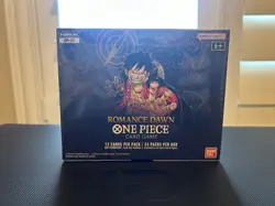 One Piece OP-01 Romance Dawn SEALED Booster Box English White Bottom - Image 1
