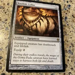 Basilisk Collar 122 Worldwake Regular MTG TCG CARD NM - Image 1