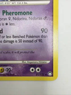 Nidoqueen 31/123 Mysterious Treasures Regular Rare Pokemon Card - Image 5