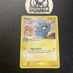 Pupitar Delta Species 59/101 EX Dragon Frontiers Pokemon Card Reverse Holo - VLP - Image 1
