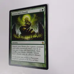 NM Green Sun’s Zenith Mirrodin Besieged MTG Sorcery Rare Magic The Gathering - Image 2