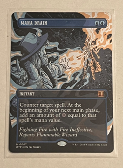 MTG Mana Drain (Textured Foil) Outlaws of Thunder Junction: Breaking News - #67 - Image 1