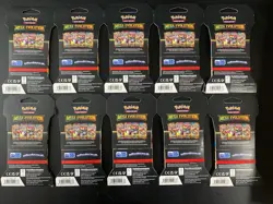 Pokemon TCG Mega Evolution Factory Sealed Booster Pack Lot of 10 #5 - Image 2
