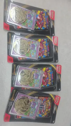 Mega Evolution Booster Pack with Coin Pokemon TCG Factory Sealed New Lot Of 4 - Image 1