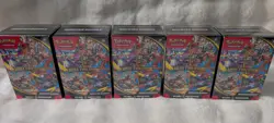 LOT OF 5 Pokemon TCG MEGA EVOLUTION Booster Bundles - Factory Sealed - Image 1
