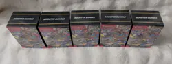 LOT OF 5 Pokemon TCG MEGA EVOLUTION Booster Bundles - Factory Sealed - Image 3