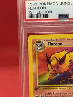1999 POKEMON 1ST EDITION JUNGLE FLAREON 19/64 PSA 10 WOTC VINTAGE - Image 4