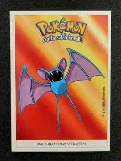 Carte Pokemon : Nosferapti Dunkin Boomer 2000 Nintendo #41 TBE 🇲🇫 - Image 1