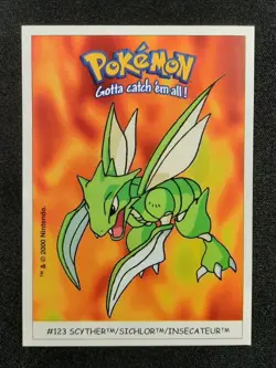 Carte Pokemon : Insecateur Dunkin Boomer 2000 Nintendo #123 TBE 🇲🇫 - Image 1