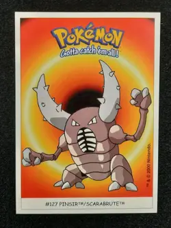 Carte Pokemon : Scarabrute Dunkin Boomer 2000 Nintendo #127 TBE 🇲🇫 - Image 1
