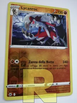 Lycanroc R Zenit Regale 074/159 R Reverse Holo Foil R Pokemon R Italiano - Image 1