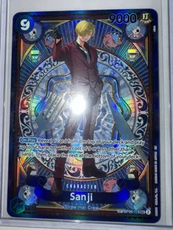 SANJI (SP) OP06-119 A Fist of Divine Speed Foil SEC One Piece ENGLISH GEM MINT - Image 1