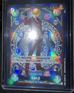 SANJI (SP) OP06-119 A Fist of Divine Speed Foil SEC One Piece ENGLISH GEM MINT - Image 2