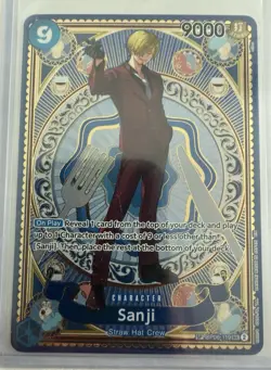 SANJI (SP) OP06-119 A Fist of Divine Speed Foil SEC One Piece ENGLISH GEM MINT - Image 3