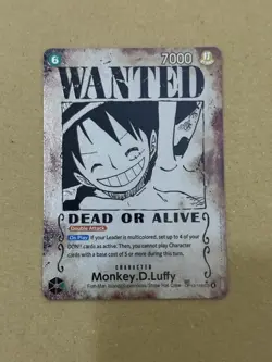One Piece TCG Wanted Poster Monkey D Luffy OP13-118 SEC - Image 1
