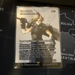 Cloud Strife Najeela, the Blade-Blossom Showcase Final Fantasy MTG NM NEW - Image 1
