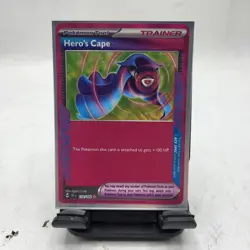 Pokemon TCG Hero's Cape 152/162 SV05: Temporal Forces ACE SPEC Holo Trainer Card - Image 1