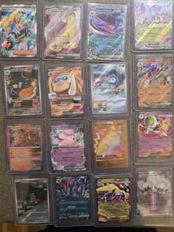 Pokemon TCG 32 Card Lot Holo & Foil GX EX V Pikachu Eevee Garchomp - Image 2