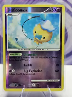 Drifloon SH1 Stormfront Reverse Holo Shiny Secret Rare Card - Image 1