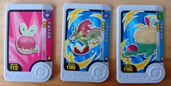 Applin Flapple Appletun Frienda Pokemon Card Japanese Pick Tag Tip - Image 1