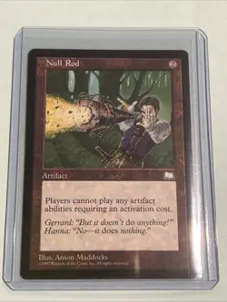 Null Rod Weatherlight Regular Magic the Gathering MTG Card - Image 1
