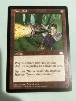 Null Rod Weatherlight Regular Magic the Gathering MTG Card - Image 2