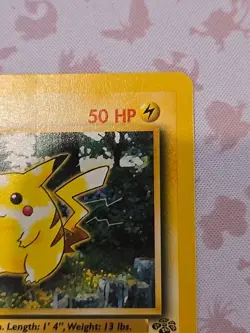 Pokemon Card #60/64 Pikachu 1st Edition Jungle English First - Pack Fresh Pull - Image 3