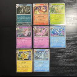 Prismatic Evolutions Cosmos Holo Promo Cards Full Set Of 8 Eeveelutions - Image 1