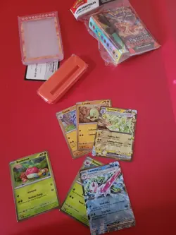 Pokemon EX Promo Cards Stand And Pack - Image 1