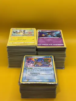 Pokemon TCG Mixed Non Holo Card Lot + Pikachu Collectors Chest #3 - Image 1