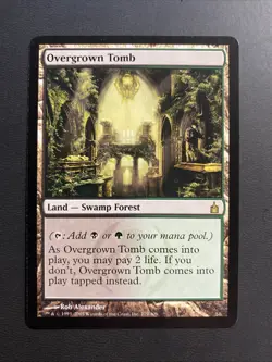 Magic The Gathering Ravnica City of Guilds: Overgrown Tomb #279/306 MTG - Image 1