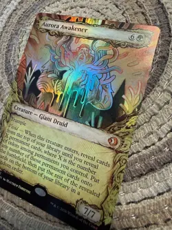 AURORA AWAKENER FOIL [Showcase] - Mythic - ECL Lorwyn Eclipsed MTG Free Shipping - Image 2