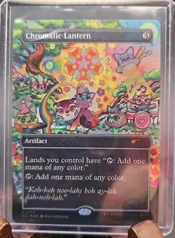 Chromatic Lantern Furby: Doo-Ay Noo-Lah Secret Lair MTG Rainbow Foil Near Mint - Image 3