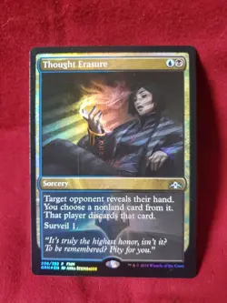 Magic the Gathering Thought Erasure Foil Guilds of Ravnica Friday Night FNM - Image 1