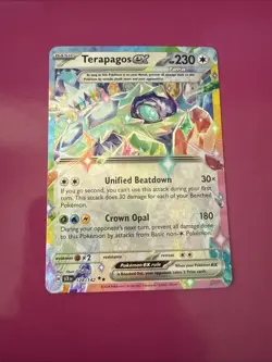Terapagos EX 128/142 Full Art NM/M Stellar Crown Pokemon Card - Image 1