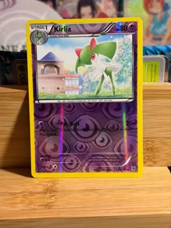 KIRLIA 60/135 B&W Plasma Storm Vintage Reverse Holo Pokemon TCG Lightly Played - Image 1
