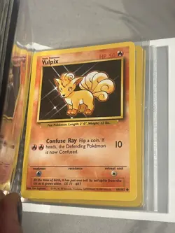 Pokemon TCG Vulpix 68/102 - Base Set WOTC 1999 Vintage Common - Image 3