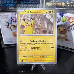 Pikachu At The Museum, Pokemon X Natural History Museum Jumbo Promo - SEALED - Image 1
