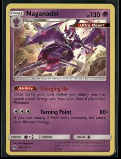 Pokemon - Naganadel 108/214 Deck Exclusive SM Lost Thunder NM - Image 1