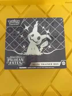 POKEMON TCG SCARLET & VIOLET PALDEAN FATES ETB ELITE TRAINER BOX FACTORY SEALED - Image 1