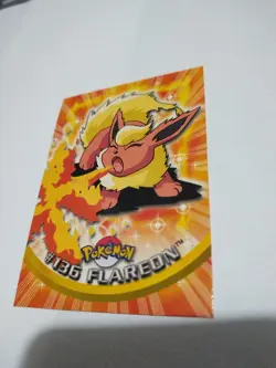 MINT 2000 Topps Pokemon Series 2 Rare #136 Flareon TV Animation Eevee Cute - Image 2