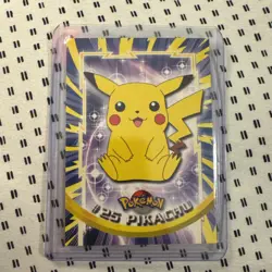 Pikachu #25 Topps TV Animation Edition Non Holo Pokemon 1999 Blue Logo NM - Image 1